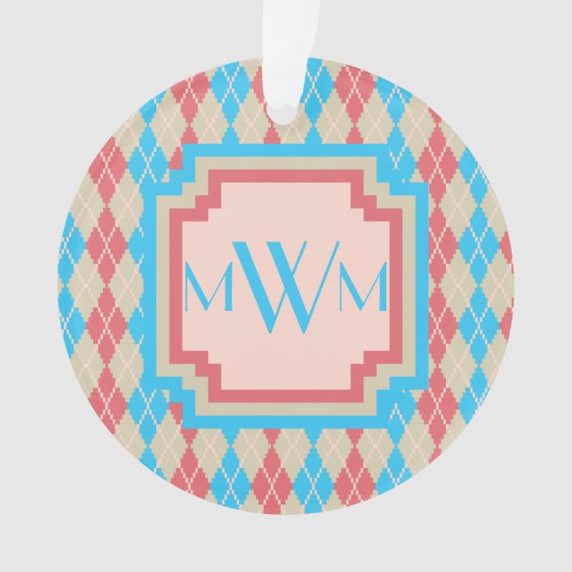 En el ornamento acrílico de la playa de Argyle (Anverso)