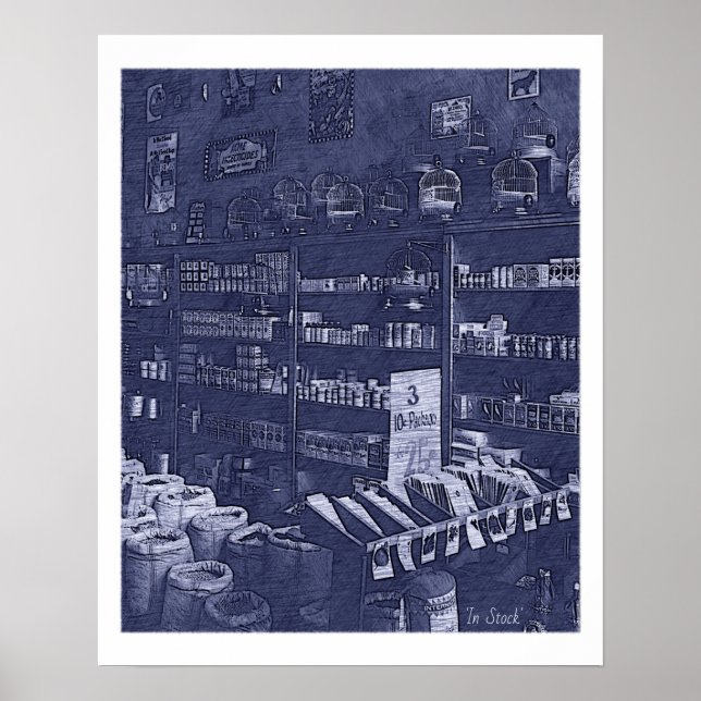 En el poster de arte vintage de Stock (Frente)