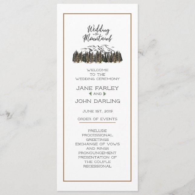 En el programa de las montañas (Anverso)