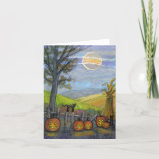 En el puesto de cerca con tarjeta de nota de gatos