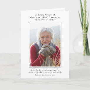 En el recuerdo del Collage de fotos obituario de a