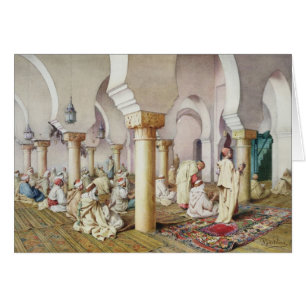 En el rezo en la mezquita, 1884