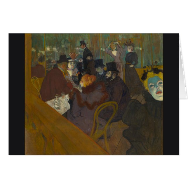 En el Rouge por Henri de Toulouse-Lautrec (Anverso (Horizontal))