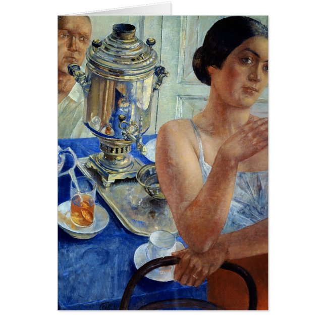 En el samovar, 1926 (Frente)