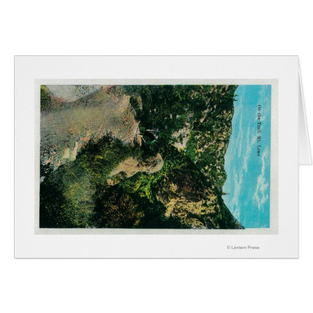 En el sendero, Caballo en el Monte Lowe (Anverso (Horizontal))