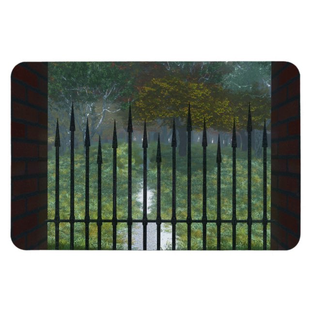 En el viejo imán flexible del bosque (Horizontal)