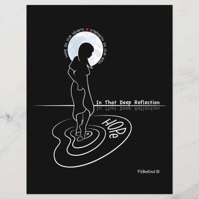 En esa hoja de papel plana Reflection_Flat 11"x8.5 (Anverso)