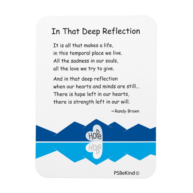 En ese imán flexible de reflexión profunda_3"x4" (Vertical)