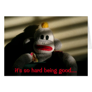 En espacio en blanco del mono del problema