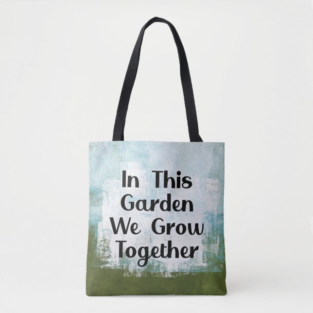 En Este Jardín Crecemos La Bolsa De Tote (Anverso)