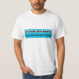 En etapa con la camiseta del predicador