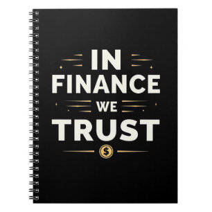 En Finanzas Confiamos – Cuaderno Minimalista