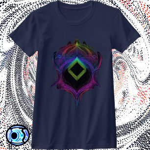 En forma abstracta de camiseta