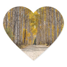 Aspen AlleyHeart Shaped Pegatina