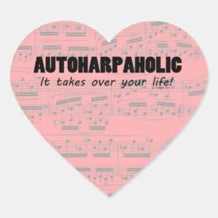En Forma De Corazón Autoharpaholic se hace cargo del Pegatina del cora