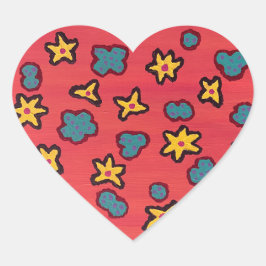 En Forma De Corazón Calypso Heart pegatina