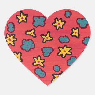 En Forma De Corazón Calypso Heart pegatina