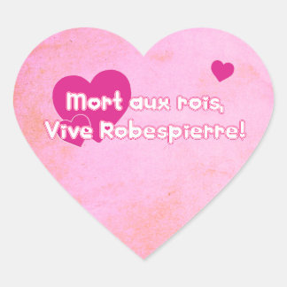 En Forma De Corazón cutesía mort aux rois pegatina