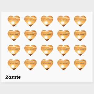 En Forma De Corazón Eres mi Pegatina Sunshine