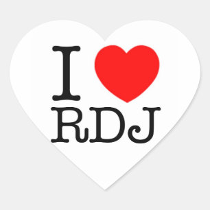 En Forma De Corazón I Heart Robert Downey Jr. pegatina