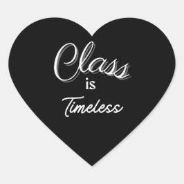 En Forma De Corazón La clase es Pegatina sin tiempo