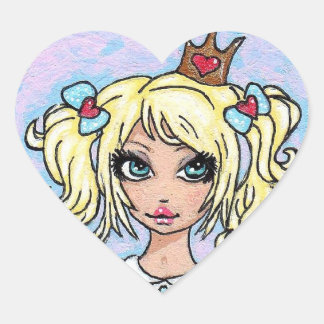 En Forma De Corazón "¡Me Encantan Los Cebollos Fluffy!" Pegatina