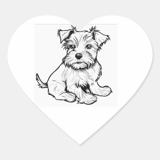 En Forma De Corazón pegatina (Anverso)