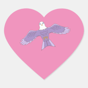 En Forma De Corazón Pegatina