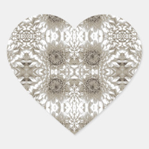 En Forma De Corazón Pegatina