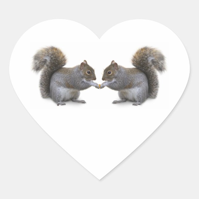 En Forma De Corazón Pegatina (Anverso)