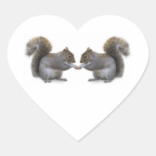 En Forma De Corazón Pegatina
