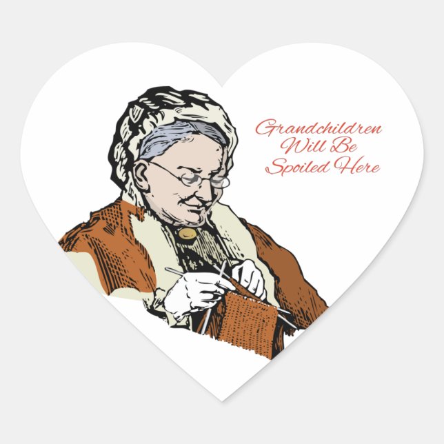 En Forma De Corazón Pegatina (Anverso)