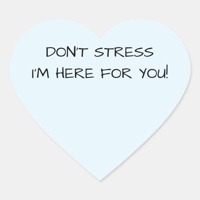 En Forma De Corazón Pegatina (Anverso)