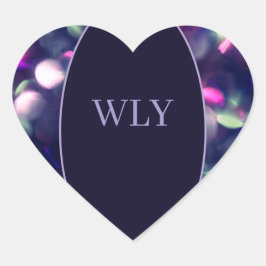 En Forma De Corazón Pegatina