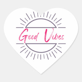 En Forma De Corazón Pegatina