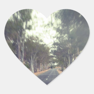 En Forma De Corazón Pegatina