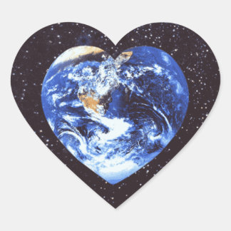 En Forma De Corazón pegatina