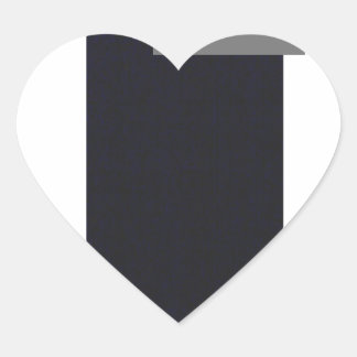 En Forma De Corazón pegatina