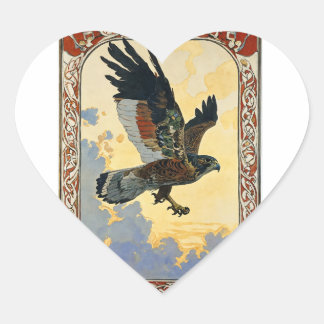 En Forma De Corazón Pegatina