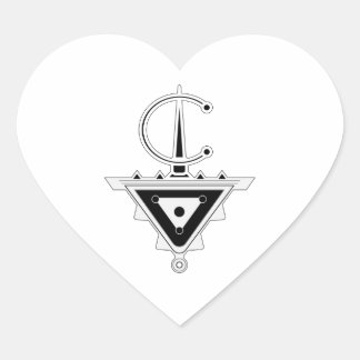 En Forma De Corazón Pegatina Amazigh Berber Tazerzit