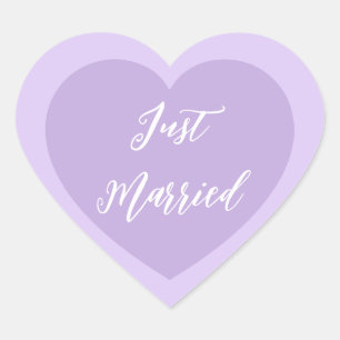 En Forma De Corazón Pegatina casado