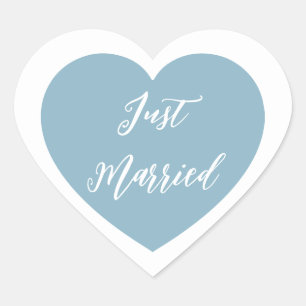 En Forma De Corazón Pegatina casado