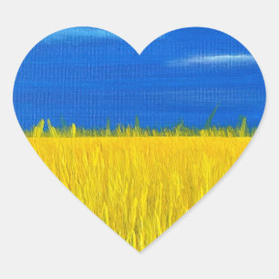 En Forma De Corazón pegatina "Cosechando la democracia"