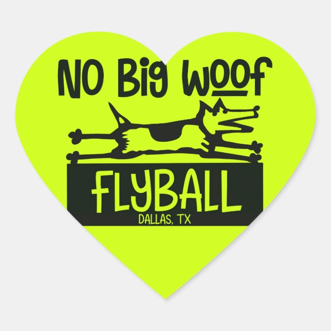 En Forma De Corazón Pegatina NBW (Anverso)