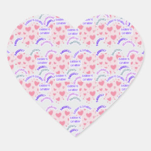 En Forma De Corazón pegatina "Todos los días es caturday" Vibraciones 