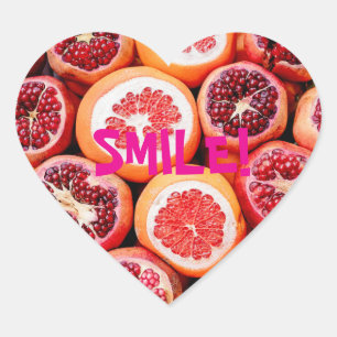 EN FORMA DE CORAZÓN SMILE PEGATINA HEART