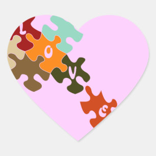 En Forma De Corazón Te quiero, pegatina