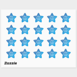 En Forma De Estrella Be Merry and Shine Bright Pegatina