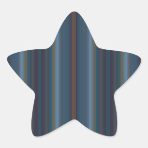 En Forma De Estrella Faetini Stripes Pegatina