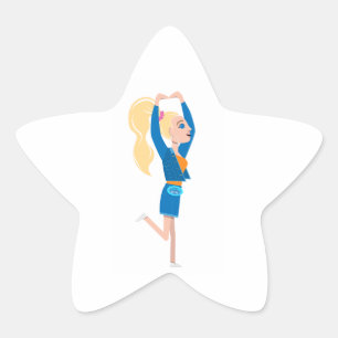 En Forma De Estrella Lil Margie Star Pegatina